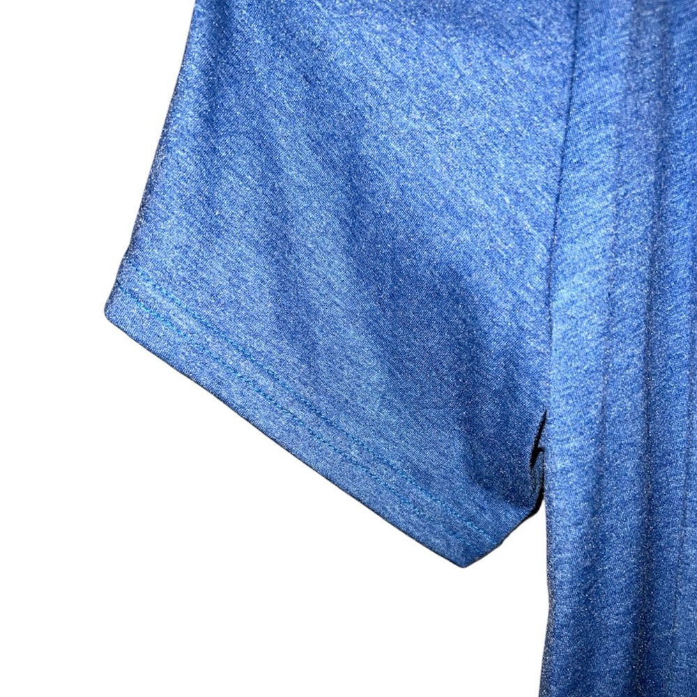 Blue Dragonfly Vibrant Mandala Design Tee View 4
